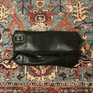 Club Monaco leather clutch bag